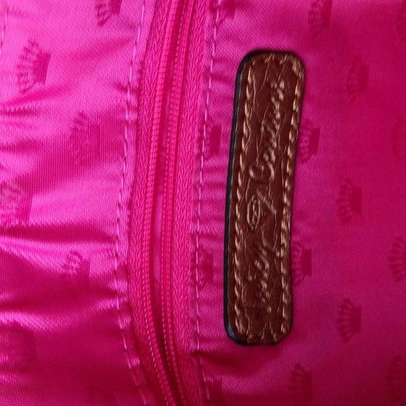 JUICY COUTURE PARTY Wristlet Purse Handbag Copper Sequin Graphics NWOT's - Picture 9 of 11